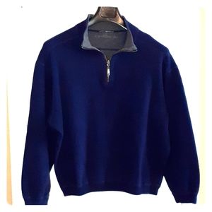 Caribbean Joe Pullover Sweater Navy Blue XL GUC